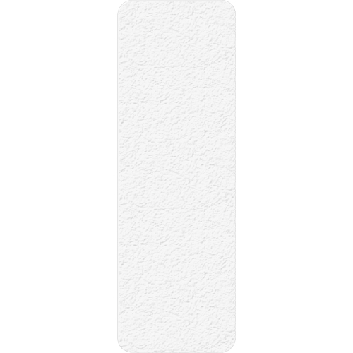 Lean 5S Manufacturing Markers, Rectangle, 6" L x 2" W, White, Vinyl