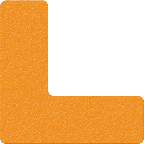 Lean 5S Manufacturing Markers, L, 6" L x 6" W, Orange, Vinyl