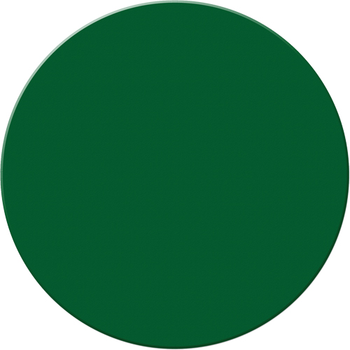 Armor Stripe Lean/5S Markers, Circle, 6" L x 6" W, Green, Plastic