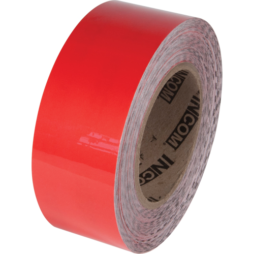Tuff Mark® Floor Marking Tape, 4" x 100', Polyester, Red