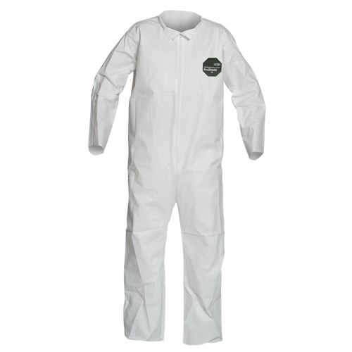 ProShield® 50 Coveralls, Large, White, Microporous