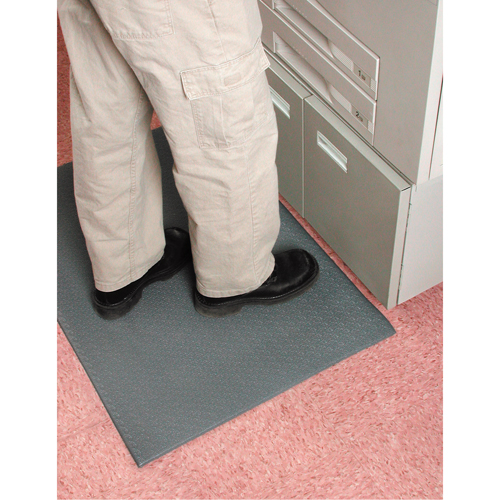 Comfort-King™ Mats, Smooth, 3' x 6' x 3/8", Grey, Sponge