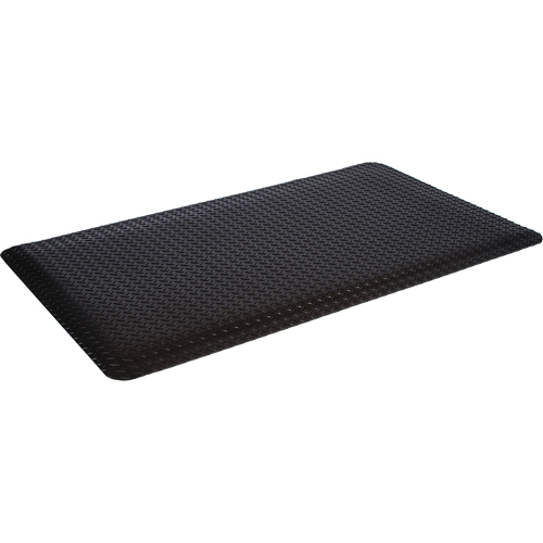 WD™ Deck Plate Mats, Diamond, 4' x 12' x 5/8", Black, Sponge
