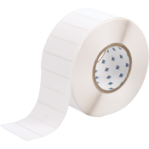BradyBondz® Thermal Transfer Printable Labels, Polyester, 3" L x 1" H, White