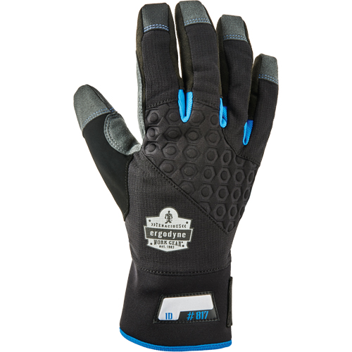 ProFlex® 817 Reinforced Thermal Utility Gloves, Suede Palm, Size Large