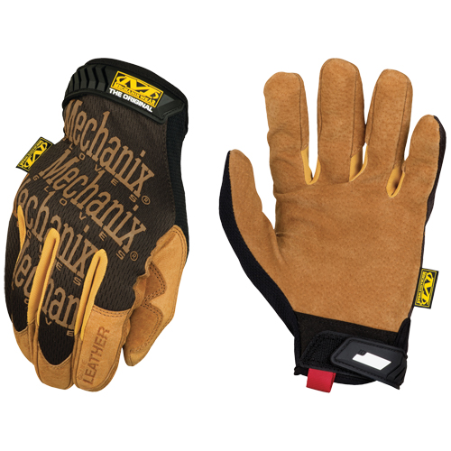 The Original® Gloves, Medium, Grain Leather Palm, Hook & Loop Cuff
