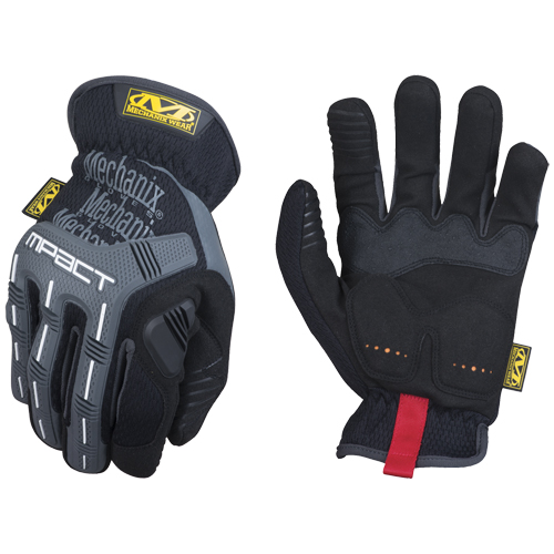 M-Pact® Gloves, Small, Grain Leather Palm, Slip-On Cuff