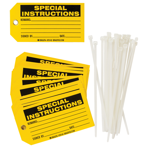Lockout Tags, Cardstock, 5 3/4" W x 3" H, English