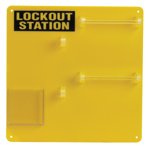 Lockout Board, 12 Padlock Capacity, Padlocks Not Included