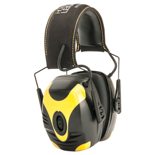 Impact® Pro Industrial Earmuffs, Headband, 30 NRR dB