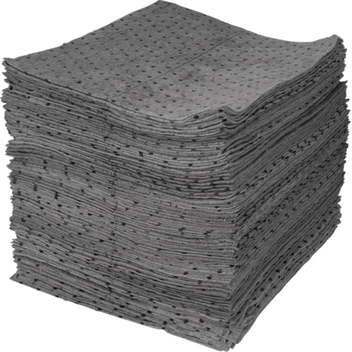 Premium Bonded Sorbent Pads, Universal, 15" x 17", 30 gal. Absorbancy