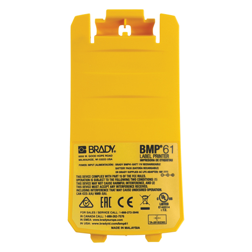 BMP®61 Replacement Battery Cover