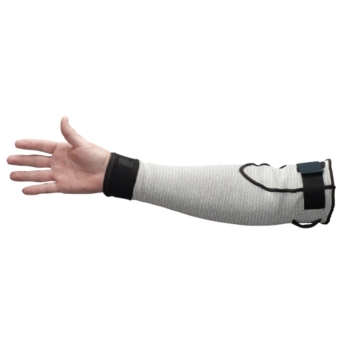 KleenGuard™ G60 Cut Resistant Sleeve, Dyneema®, 18", ANSI/ISEA 105 Level 3/EN 388 Level 5, White