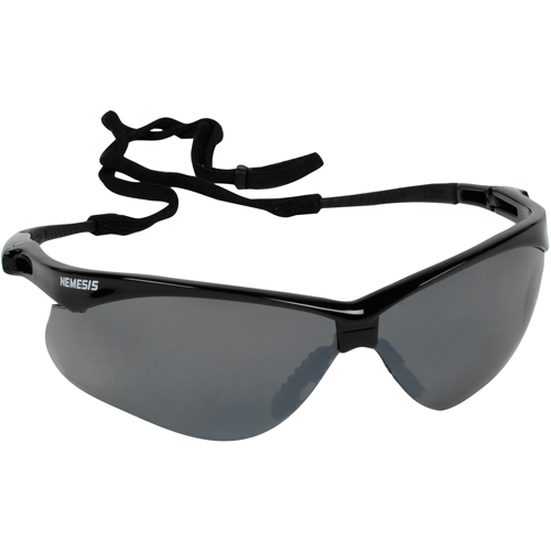 KleenGuard™ Nemesis™ Safety Glasses, Mirror/Grey/Smoke Lens, Anti-Scratch, ANSI Z87+
