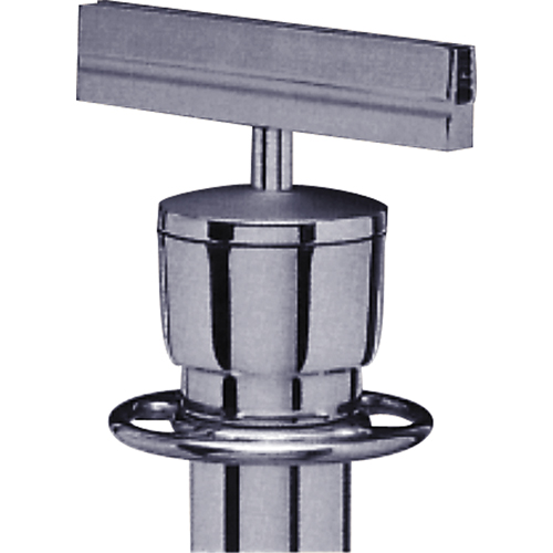 Sign Bracket for Portable Post, Satin Chrome