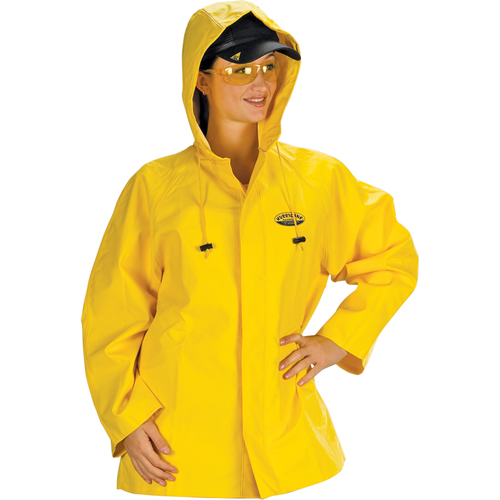 Hurricane Flame Retardant/Oil Resistant Rain Suits - Jackets, Large, Yellow