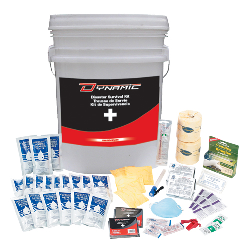 Dynamic™ Emergency Preparedness First Aid Kit, Class 1 Medical Device, Bucket