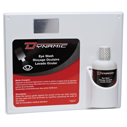 Dynamic™ Eyewash Station with Isotonic Solution, Single