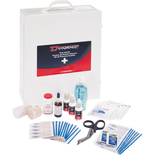 Dynamic™ General-Purpose Industrial First Aid Kit, Class 1 Medical Device, Metal B