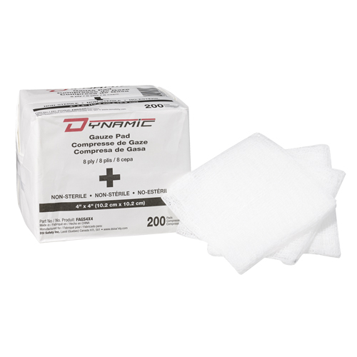 Dynamic™ Gauze Sponge, Pad, 4" L x 4" W, Medical Device Class 1
