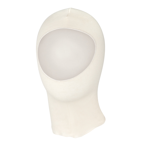 Spray Sock Head Cover, Cotton, White