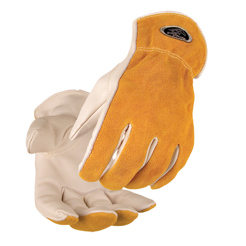 Driver's Gloves, 3X-Large, Grain Cowhide Palm