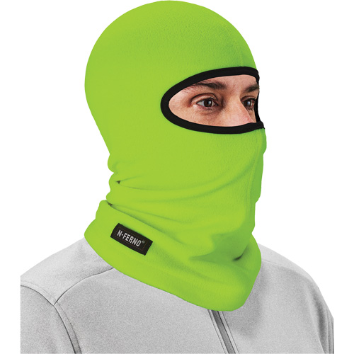 N-Ferno® 6821 Balaclava, Fleece, High-Visibility Lime Green