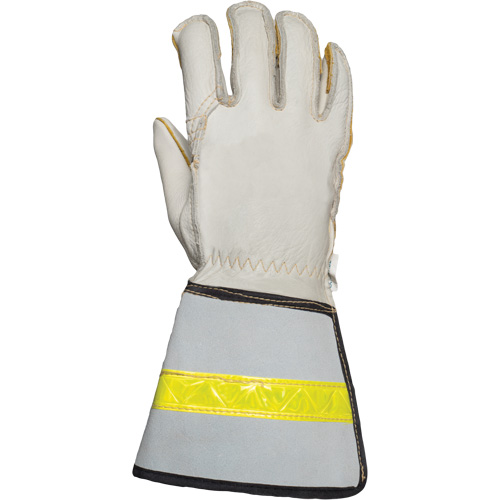 Linemans Glove, Medium, Grain Cowhide Palm