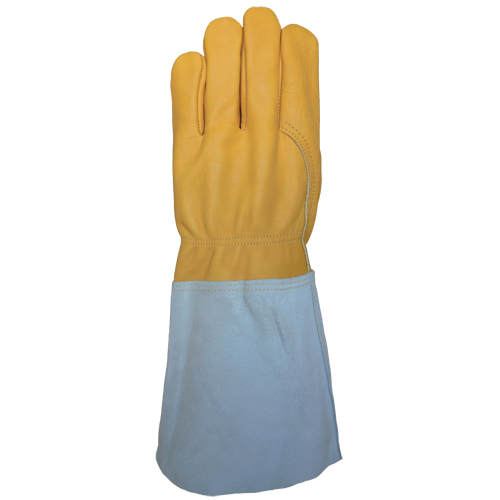 TIG Welding Gloves, Grain Cowhide, Size One Size