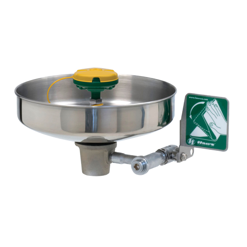 Eye/Face Wash Station, Stainless Steel Bowl