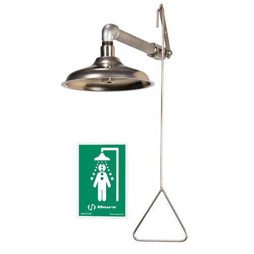 Drench Shower, Wall-Mount