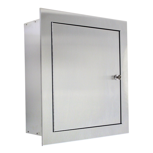Recessed Stainless Steel Valve Cabinet