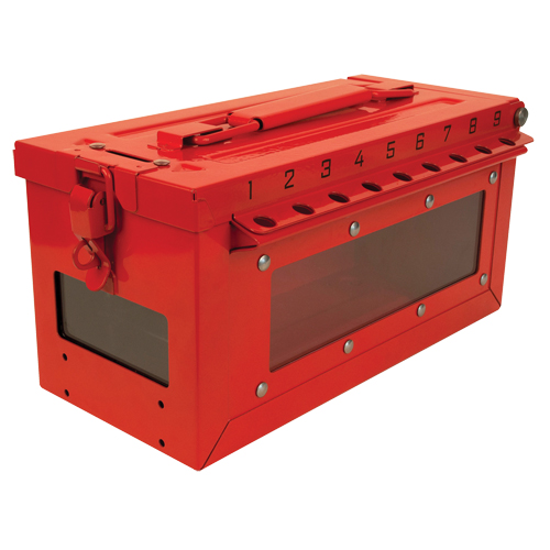 Small Group Lock Box, Red