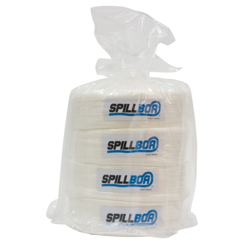 SpillBoa™ Bale, Oil Only, 25' L x 5" W, 28 gal. Absorbancy, 4 /Pack
