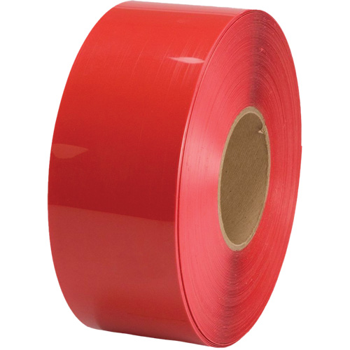 Floor Marking Tape, 2" x 100', PVC, Red