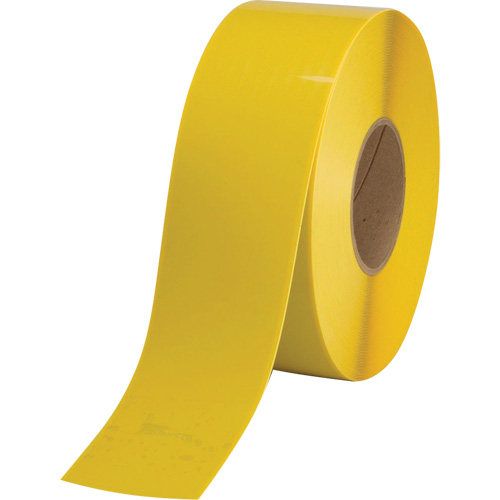 Floor Marking Tape, 2" x 100', PVC, Yellow