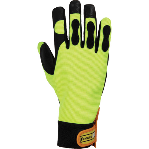 Endura® Hi-Viz Chainsaw Gloves, Size Medium/8, Goatskin Palm