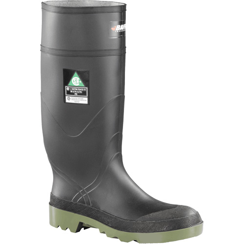 Petrolia Boots, Rubber, Steel Toe, Size 7