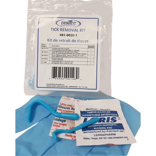 Tick Safety Kit, Class 1 Medical Device, Wallet