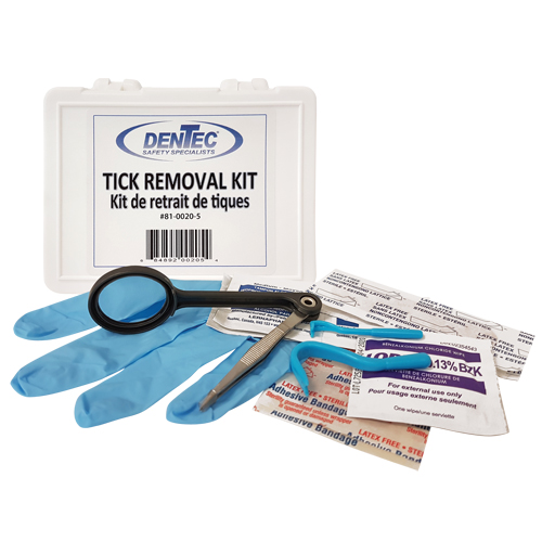 Tick Safety Kit, Class 1 Medical Device, Plastic Box