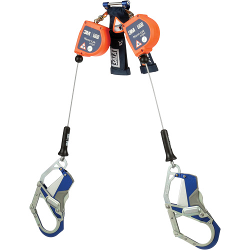 Nano-Lok™ Edge Self-Retracting Lifeline, 7', Stainless Steel, Swivel