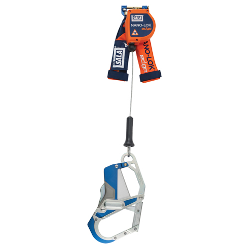 Nano-Lok™ Edge Self-Retracting Lifeline, 7.3', Stainless Steel, Swivel