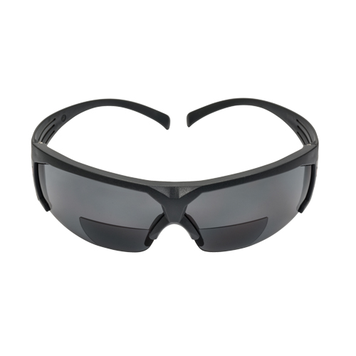 SecureFit™ 600 Series Reader Safety Glasses, Anti-Fog, Grey/Smoke, 1.5 Diopter