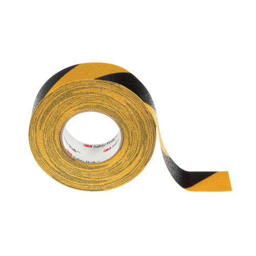 Safety-Walk™ 600 Series Anti-Slip Tape, 2" x 60', Black & Yellow