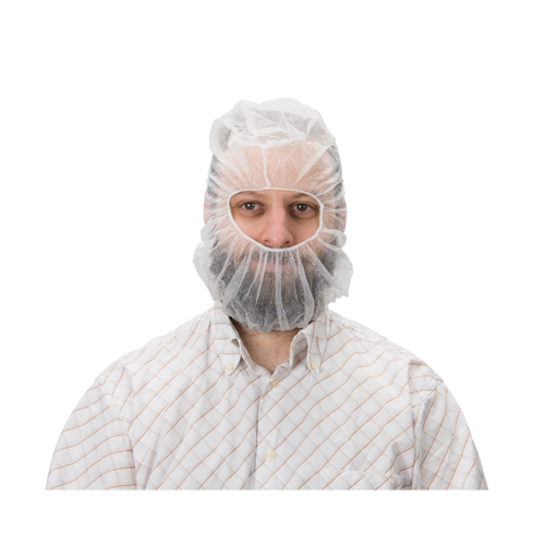 Disposable Hood, Polypropylene, White