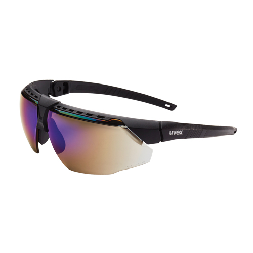 Uvex® Avatar™ Safety Glasses, Blue/Mirror Lens, Anti-Scratch, ANSI Z87+/Meets/Exceeds CSA Z94.3