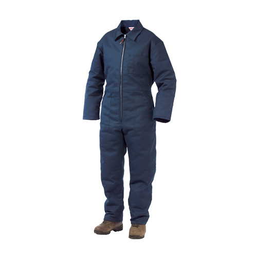 Lined Twill Coveralls, Men's, Navy Blue, Size 2X-Large