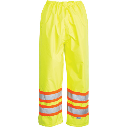 Open Road® Waist Pants, Polyester, X-Large, High Visibility Lime-Yellow