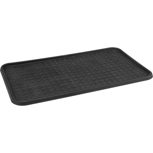 Boot Tray, Plastic, Black, 25" L x 14" W