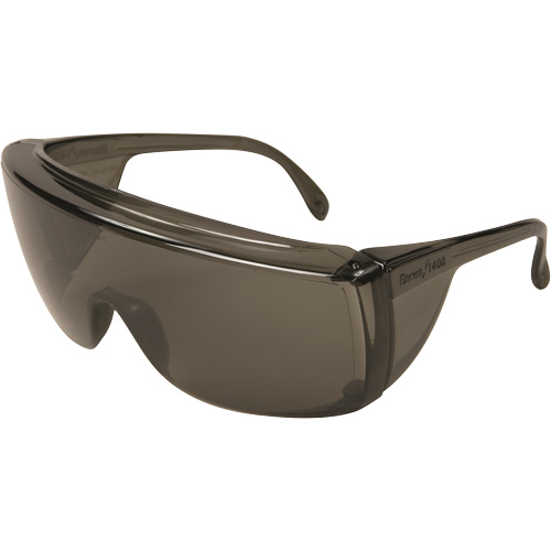Veratti® Tuff Spec® 1400 Series Safety Glasses, Grey/Smoke Lens, ANSI Z87+/Meets/Exceeds CSA Z94.3